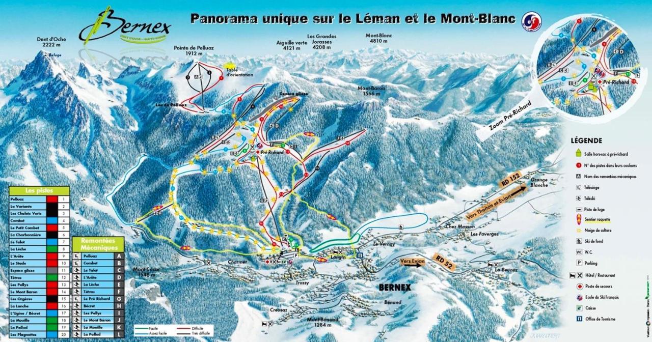 Appartement Au Pied Des Pistes, Avec Vue Sur La Montagne 베르넥스 외부 사진